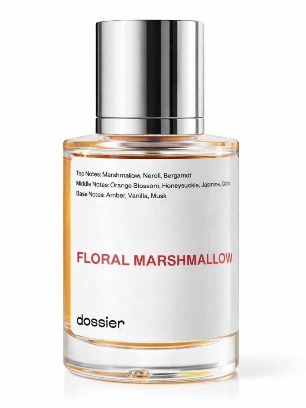 Dossier Floral Marshmallow Perfume 50ml • Near Full • Sweet Vanilla Musk Fragran